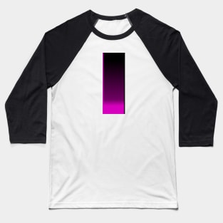 Black, Hot Pink Gradient Rectangle Design Baseball T-Shirt